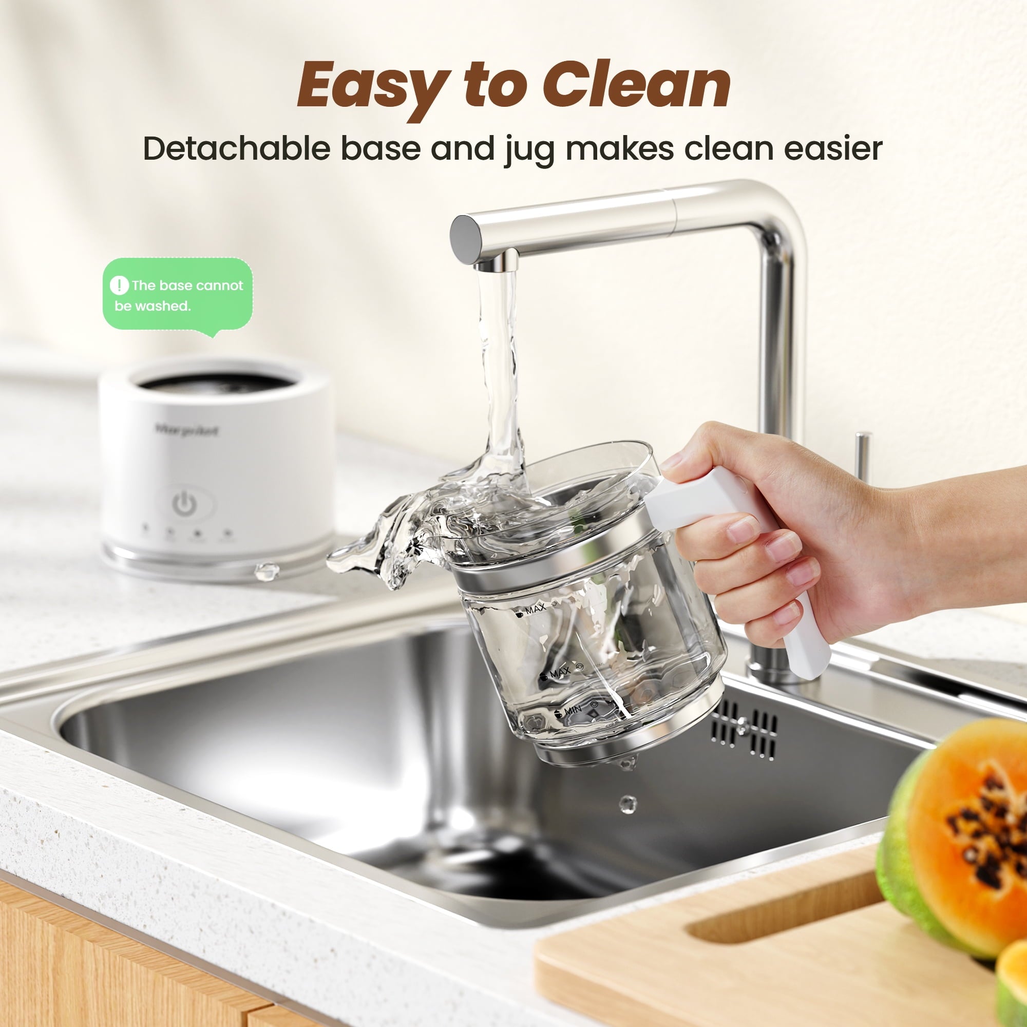 Electric Milk Frother, 500ML Automatic Frother in Glass, Milk Steamer, Apartment Essentials Must Haves, Foam Maker for Espresso, Coffee, Latte Cappuccino, Macchiato, Hot Chocolate